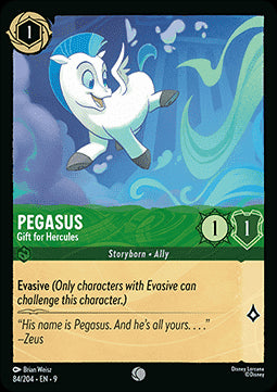 Pegasus - Gift for Hercules (V.1) - Fabled (Common) [9FAB-84]