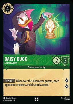 Daisy Duck - Secret Agent - Fabled (Uncommon) [9FAB-93]