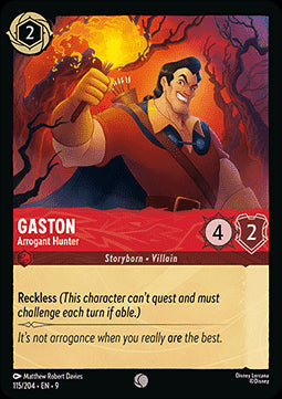 Gaston - Arrogant Hunter - Fabled (Common) [9FAB-115]