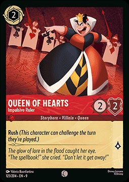 Queen of Hearts - Impulsive Ruler - Fabled (Common) [9FAB-123]