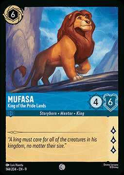 Mufasa - King of the Pride Lands - Fabled (Common) [9FAB-144]