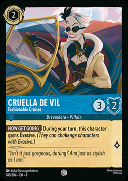Cruella De Vil - Fashionable Cruiser - Fabled (Common) [9FAB-145]
