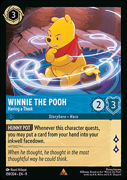 Winnie the Pooh - Having a Think - Fabled (Rare) [9FAB-159]