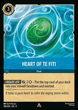 Heart of Te Fiti - Fabled (Rare) [9FAB-168]