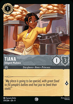 Tiana - Diligent Waitress - Fabled (Common) [9FAB-179]