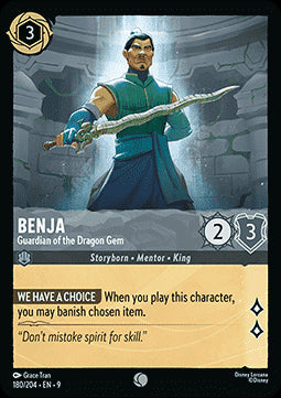 Benja - Guardian of the Dragon Gem - Fabled (Common) [9FAB-180]