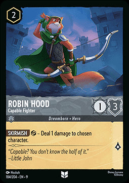 Robin Hood - Capable Fighter (V.1) - Fabled (Uncommon) [9FAB-184]