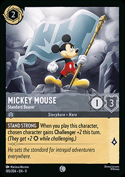 Mickey Mouse - Standard Bearer (V.1) - Fabled (Common) [9FAB-185]