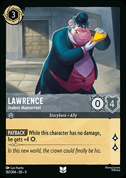 Lawrence - Jealous Manservant - Fabled (Uncommon) [9FAB-187]