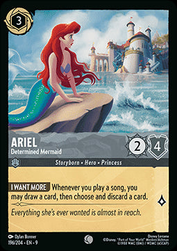 Ariel - Determined Mermaid - Fabled (Common) [9FAB-196]