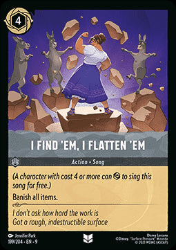 I Find 'em, I Flatten 'em - Fabled (Uncommon) [9FAB-199]