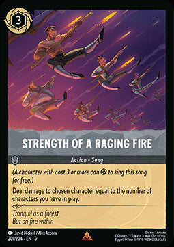Strength of a Raging Fire - Fabled (Rare) [9FAB-201]