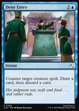 Deny Entry - Magic: The Gathering | Avatar: The Last Airbender: Eternal (Common) [TLE-222]