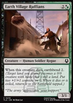 Earth Village Ruffians - Magic: The Gathering | Avatar: The Last Airbender (Common) [TLA-219]