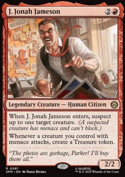 J. Jonah Jameson - Magic: The Gathering | Marvel's Spider-Man (Rare) [SPM-81]