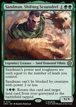 Sandman, Shifting Scoundrel - Magic: The Gathering | Marvel's Spider-Man (Rare) [SPM-112]