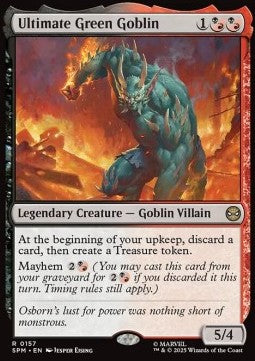 Ultimate Green Goblin - Magic: The Gathering | Marvel's Spider-Man (Rare) [SPM-157]