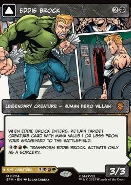 Eddie Brock // Venom, Lethal Protector (V.1) - Magic: The Gathering | Marvel's Spider-Man: Extras (Mythic) [XSPM-224]