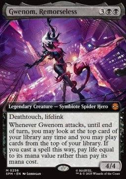 Gwenom, Remorseless - Magic: The Gathering | Marvel's Spider-Man: Extras (Mythic) [XSPM-256]
