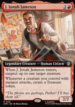 J. Jonah Jameson - Magic: The Gathering | Marvel's Spider-Man: Extras (Rare) [XSPM-261]