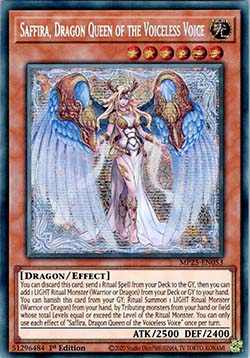 Saffira, Dragon Queen of the Voiceless Voice - 2025 Mega-Pack Tin (Secret Rare) [MP25-053]