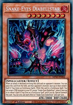 Snake-Eyes Diabellstar - 2025 Mega-Pack Tin (Secret Rare) [MP25-062]