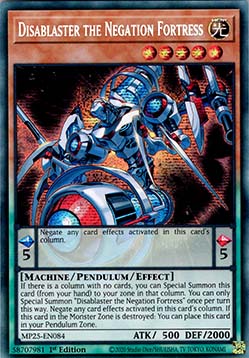 Disablaster the Negation Fortress - 2025 Mega-Pack Tin (Secret Rare) [MP25-084]