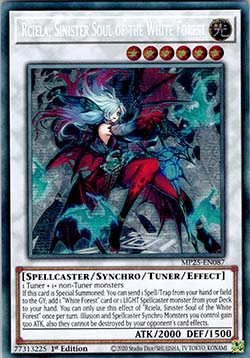 Rciela, Sinister Soul of the White Forest - 2025 Mega-Pack Tin (Secret Rare) [MP25-087]