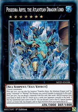 Poseidra Abyss, the Atlantean Dragon Lord - 2025 Mega-Pack Tin (Secret Rare) [MP25-108]