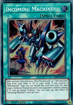 Incoming Machine! - 2025 Mega-Pack Tin (Secret Rare) [MP25-111]