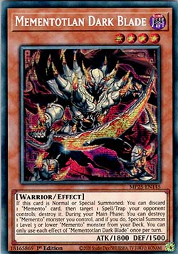 Mementotlan Dark Blade - 2025 Mega-Pack Tin (Secret Rare) [MP25-145]
