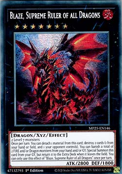 Blaze, Supreme Ruler of All Dragons - 2025 Mega-Pack Tin (Secret Rare) [MP25-146]