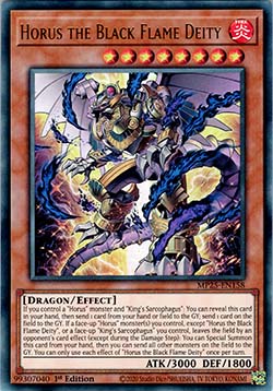Horus the Black Flame Deity - 2025 Mega-Pack Tin (Ultra Rare) [MP25-158]