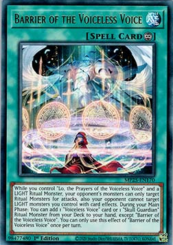 Barrier of the Voiceless Voice - 2025 Mega-Pack Tin (Ultra Rare) [MP25-170]