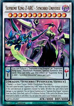 Supreme King Z-ARC - Synchro Universe - 2025 Mega-Pack Tin (Ultra Rare) [MP25-207]
