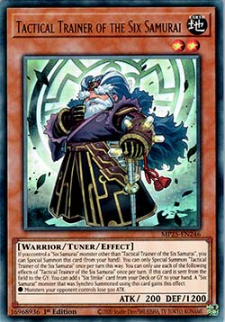 Tactical Trainer of the Six Samurai - 2025 Mega-Pack Tin (Ultra Rare) [MP25-246]