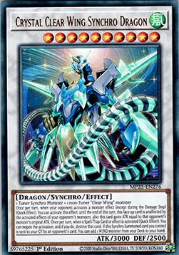 Crystal Clear Wing Synchro Dragon - 2025 Mega-Pack Tin (Ultra Rare) [MP25-276]