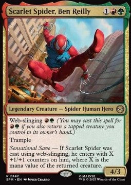 Scarlet Spider, Ben Reilly - Magic: The Gathering | Marvel's Spider-Man (Rare) [SPM-142]
