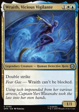 Wraith, Vicious Vigilante - Magic: The Gathering | Marvel's Spider-Man (Uncommon) [SPM-160]