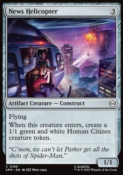 News Helicopter - Magic: The Gathering | Marvel's Spider-Man (Common) [SPM-169]