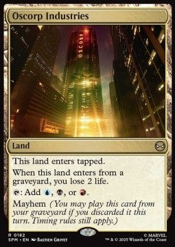 Oscorp Industries - Magic: The Gathering | Marvel's Spider-Man (Rare) [SPM-182]