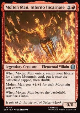 Molten Man, Inferno Incarnate - Magic: The Gathering | Marvel's Spider-Man (Uncommon) [SPM-84]