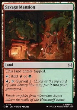 Savage Mansion - Magic: The Gathering | Marvel's Spider-Man (Common) [SPM-183]