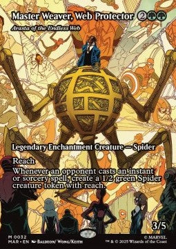 Arasta of the Endless Web - Magic: The Gathering | Marvel's Spider-Man: Source Material Cards (Mythic) [MAR-32]