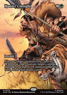 Hunter's Insight - Magic: The Gathering | Marvel's Spider-Man: Source Material Cards (Mythic) [MAR-35]