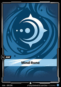 Mind Rune (V.1 - Common) - Origins (Common) [OGN-089]
