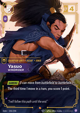 Yasuo, Windrider (V.1 - Epic) - Origins (Epic) [OGN-205]