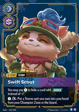 Teemo, Swift Scout (V.1 - Rare) - Origins (Rare) [OGN-263]