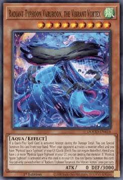 Radiant Typhoon Varuroon, the Vibrant Vortex - Doom of Dimensions (Super Rare) [DOOD-016]