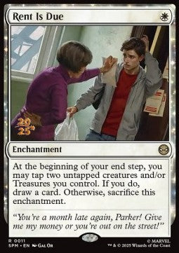 Rent Is Due - Magic: The Gathering | Marvel's Spider-Man: Promos (Rare) [PSPM-11]